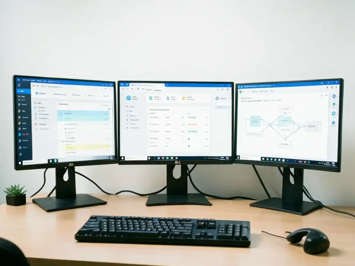 Platform engineering workspace with live service dashboards