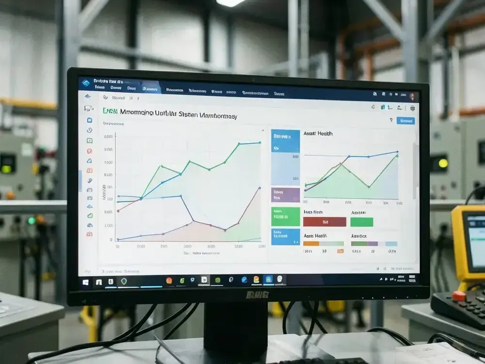 Energy monitoring dashboard with sensor telemetry charts